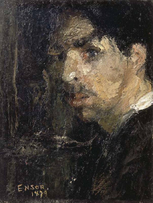 James Ensor Self-Portrait,Called The Big Head